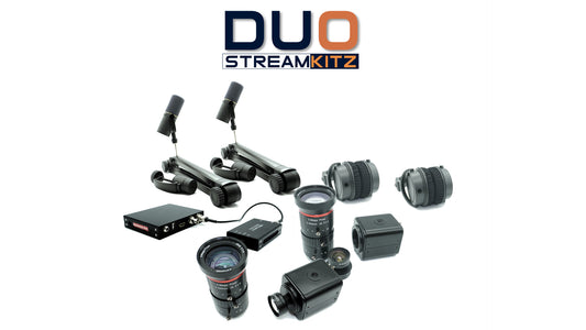 DUO - 2 CAMERAS + 2 MICS + 2 HEADPHONES